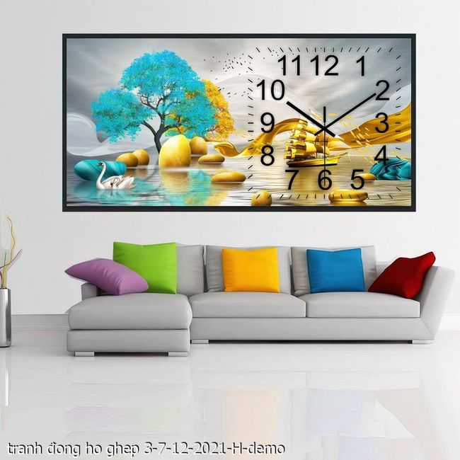 tranh đong ho ghep 3 7 12 2021 H